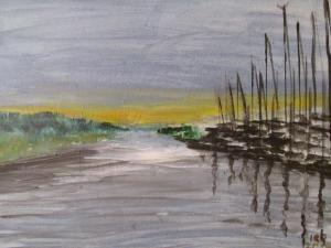 Weiden am See (Leinwand