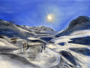 Zauchensee-vor der Abfahrt-
